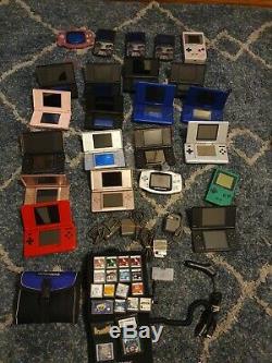 Lot Of Nintendo DS Lite, Original DS, GameboysColor, Pocket, Advance