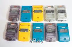 Lot of 10 Nintendo GAME BOY Color Console Gameboy JP Import WORKING NEW SCREEN