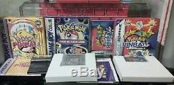 Lot of 15 Pokemon Gameboy Gameboy Color & Gameboy Advance Complete & Boxed Games