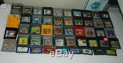 Lot of 182 Game Boy GB Color Advance GBC GBA Pokemon Mario