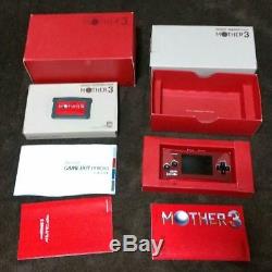 MOTHER 3 Deluxe Box Game Boy Micro Limited item Red Color from Japan game