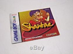 Manual ONLY for SHANTAE NINTENDO GAMEBOY COLOR GAME