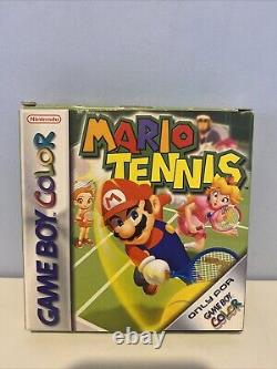 Mario Tennis Nintendo GameBoy Colour Color Boxed