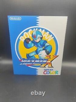 Mega Man X Boxed Nintendo Gameboy Color Console GBC Laminated Q5 IPS Screen UK