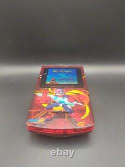 Megaman Boxed Nintendo Gameboy Color Console GBC Laminated Q5 IPS Screen UK