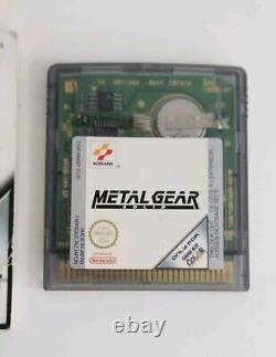 Metal Gear Solid Game Boy Colour Color Game And Manual. GENUINE. Working VGC