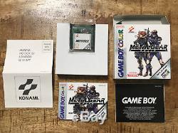 Metal Gear Solid Gameboy Color OVP / CIB PAL / EUR MINT