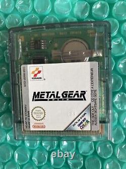 Metal Gear Solid Ghost Babel Nintendo Game Boy Color UK PAL BOXED