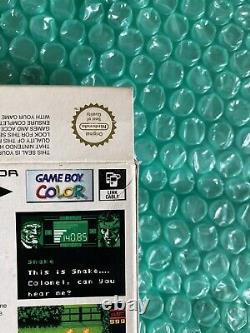 Metal Gear Solid Ghost Babel Nintendo Game Boy Color UK PAL BOXED