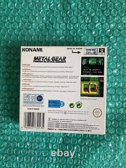 Metal Gear Solid Ghost Babel Nintendo Game Boy Color UK PAL BOXED