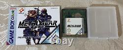 Metal Gear Solid MGS Nintendo Game Boy Colour Cart and Manual ONLY