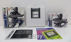 Metal Gear Solid Nintendo Game Boy Color Complete