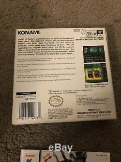 Metal Gear Solid (Nintendo Game Boy Color GBC) Original Box And Manual Authentic