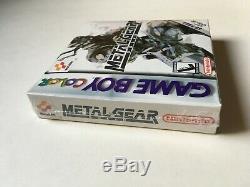 Metal Gear Solid Nintendo Game Boy Color Sealed NEW Very Rare Read Description