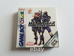 Metal Gear Solid Nintendo Gameboy Color GBC Game EUR CIB Boxed/manual