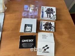 Metal Gear Solid Nintendo Gameboy Color PAL EUR BOXED CIB Great Condition