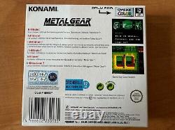 Metal Gear Solid Nintendo Gameboy Color PAL EUR BOXED CIB Great Condition