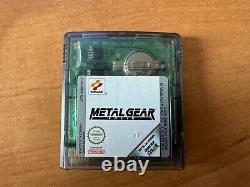 Metal Gear Solid Nintendo Gameboy Color PAL EUR BOXED CIB Great Condition