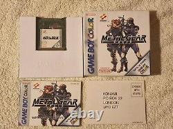 Metal Gear Solid, Nintendo Gameboy Colour, Boxed With Manual/Leaflet VGC