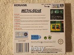 Metal Gear Solid, Nintendo Gameboy Colour, Boxed With Manual/Leaflet VGC