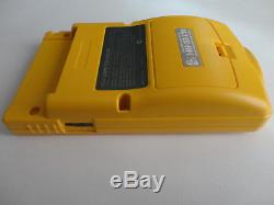 Modded AGS 101 Nintendo Game Boy Color Edition yellow Handheld System BACKLIT