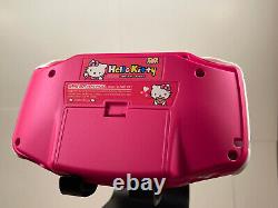 Modded Gameboy Advance IPS Screen Hello Kitty Pink