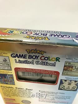 NEW Factory Sealed GameBoy Color Pokemon Limited Edition Gold and Silver NEW