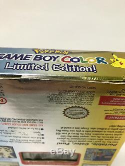 NEW Factory Sealed GameBoy Color Pokemon Limited Edition Gold and Silver NEW