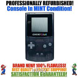 NEW GLASS SCREEN Nintendo Game Boy Color GBC Custom Black System NEW
