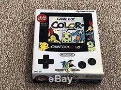 NEW Gameboy Color Pikachu Pokemon Center Console Japan GREAT OUTER BOX