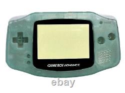 NEW Nintendo Game Boy Advance GBA Glow in Dark Green System CUSTOM BUTTON LENS
