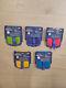 New Retro Vintage Lot Of 5 Pokemon Nintendo Gameboy Game Boy Color Bag Cases Gbc