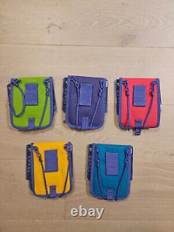 NEW Retro Vintage LOT OF 5 Pokemon Nintendo Gameboy Game Boy Color Bag Cases GBC