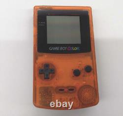 NINTENDO Daiei Hawks Game Boy Color System Game Console Orange Tested
