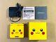 Nintendo Game Boy Advance Sp Console Pikachu Pokemon Center Limited Color F/s