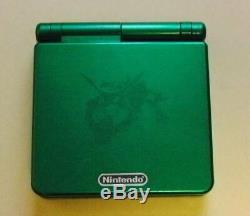 NINTENDO GAME BOY Advance SP Console POKEMON Center Rayquaza Limited Color japan