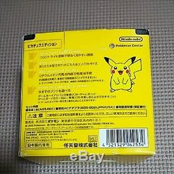 NINTENDO GAME BOY Advance SP Console Pokemon Center PIKACHU Limited Color New