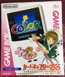 NINTENDO GAME BOY COLOR Cardcaptor Sakura Console Boxed CGB-001 Pink White NEW