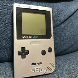 NINTENDO GAME BOY LIGHT Silver color Japan Console Only No Box Video Game