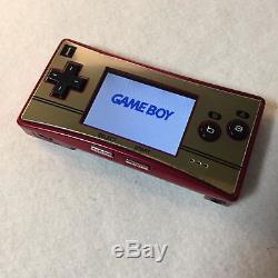 NINTENDO GAME BOY Micro Console Famicom Color withGame Free shipping Pre-owned