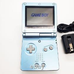 NTSC USA Pearl Blue Nintendo Game Boy Advance SP 101 180DayGuarantee Gameboy