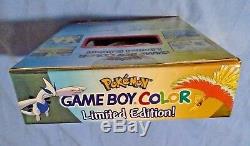 New Nintendo Game Boy Color Pokemon Center Limited Edition Gold & Silver Version