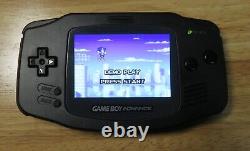 New Nintendo Gameboy Advance GBA Console Backlight IPS V2 Game Boy Black Colour