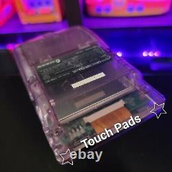 Nintendo Atomic Purple Gameboy Color IPS Backlit LCD Screen Mod GBC OEM Shell