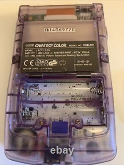 Nintendo CGB-001 Game Boy Color Handheld System Purple