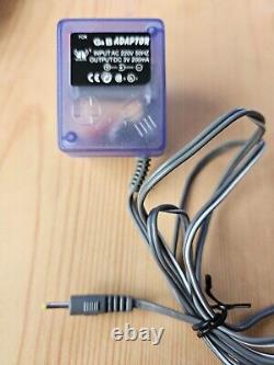 Nintendo CGB-001 Game Boy Color- Purple MINT+GB Adapter, Rec Battery TESTED