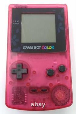 Nintendo Cgb-001 Sakura Wars Clear Cherry Pink Game Boy Color