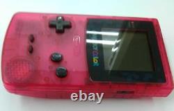 Nintendo Cgb-001 Sakura Wars Clear Cherry Pink Game Boy Color