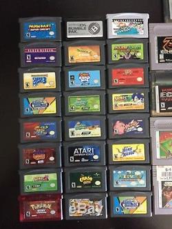 Nintendo Color and Gameboy Advance Games Mixed Lot of 38 Total Pokemon/Mario