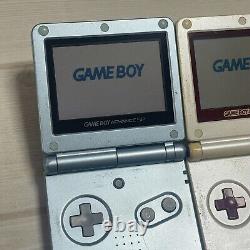 Nintendo GAMEBOY ADVANCE SP AGS-001 GBA 3 color set with 1 Genuine Charger